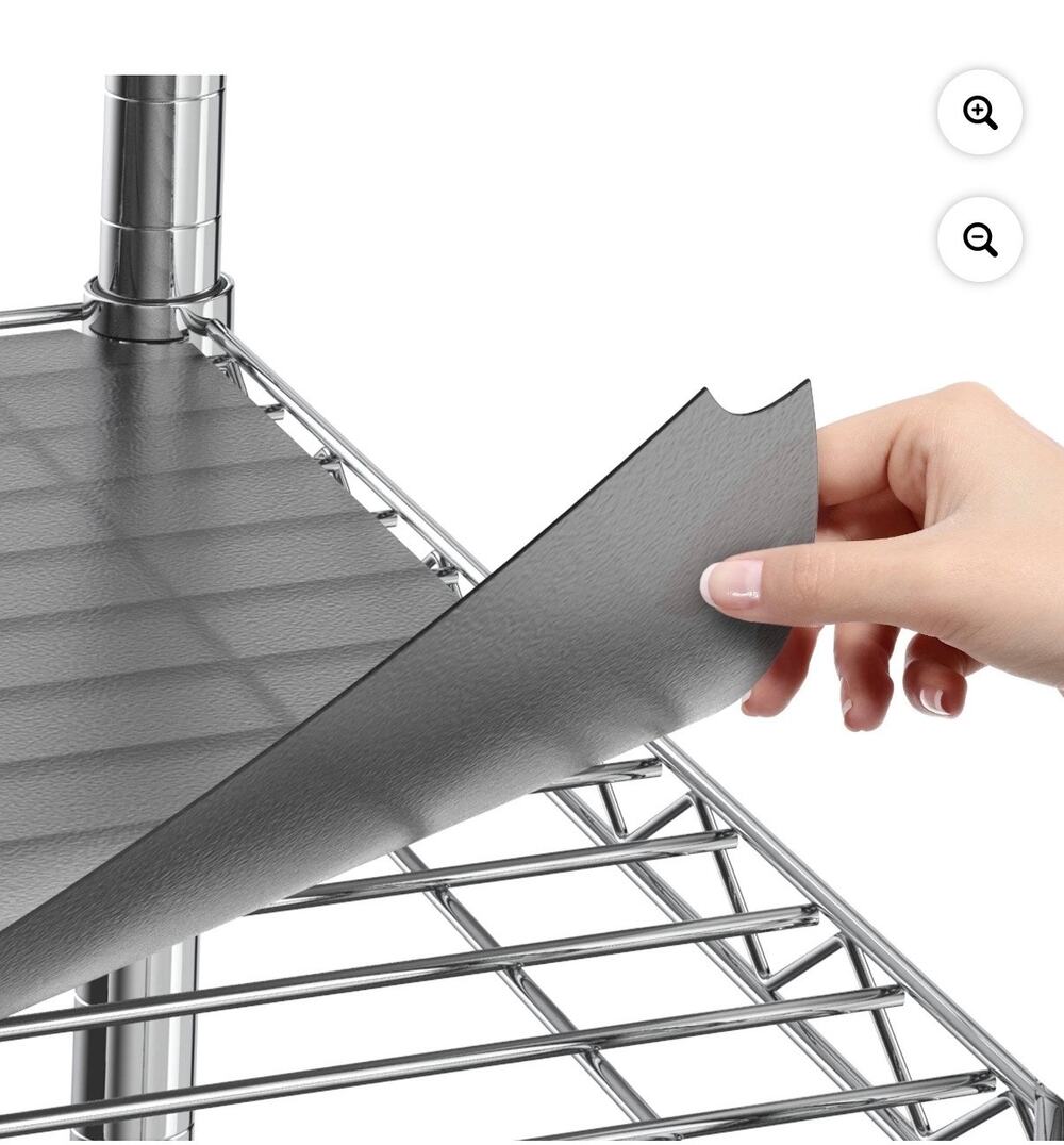 Sterling Shelf Liners – Black (Set of 4) 14" x 36" – New Open Box
